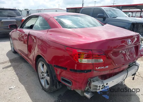 2010 Lexus Is 350C z USA, uszkodzony, nr VIN JTHFE2C27A2503288